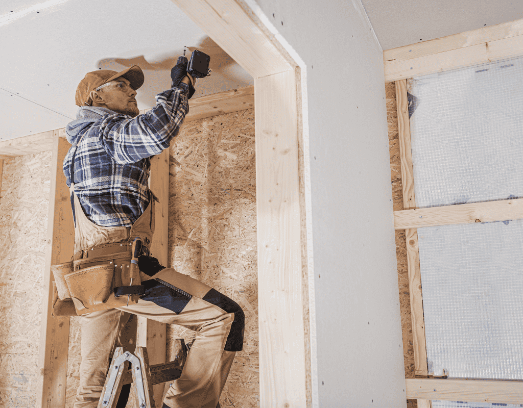 Interior general construction and renovation work performed by A.M. Roofing & Construction Inc.